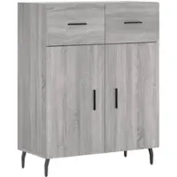 Helloshop26 Buffet Sideboard Kommode Kleiderschrank Aufbewahrungsmöbel Organizer Küche Wohnzimmer Sonoma 69,5 x 34 x 90 cm
