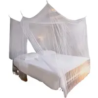 INF Betthimmel Moskitonetz Bettnetz White 220x200x200 cm