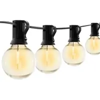 INF 15m 25 LED E12 Globe Lichterkette mit Ersatzbirne - 220V EU Stecker