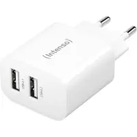 Intenso POWER ADAPTER 2XUSB-A/7802412, Universal, Drinnen, 100 - 240 V, 50/60 Hz, 24 W, 5 V