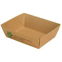Papstar Snacktrays "pure" "100% Fair" klein