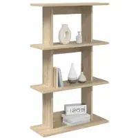 vidaXL Wandregal Wandhalterung Sonoma-Eiche 56 x 20 x 90 cm