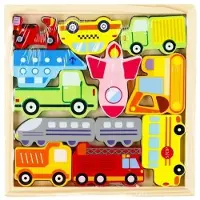 Mega Creative Holzpuzzle 12el Auto 500643 Mega kreativ
