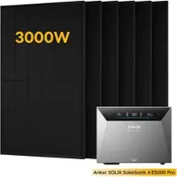 Anker SOLIX Solarbank 4 E5000 Pro, mit 6 x 500 Bifaziale Solarmodule, by Powerness - 5kWh / Pre-Sale Special: Gratis Smart Meter Gen 2 / Powerness Express (Lieferzeit: 5-14 Werktage)