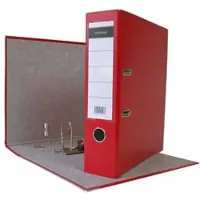 Midori 40 x Ordner A4 8 cm PP Kunststoff Rot Aktenordner Briefordner Breit 80 mm