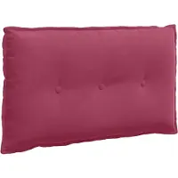 vidaXL Rückenkissen Weinrot 80 x 50 cm Cordstoff
