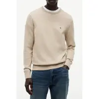 Tommy Hilfiger Essential Seasonal Cotton Batique Khaki Heather Größe: S | Pullover Outlet | Herren | Braun