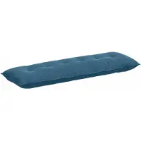 vidaXL Rückenkissen Blau 160 x 50 cm Cordstoff