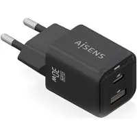Aisens Wandladegerät ASCH-30W2P021-BK Schwarz Bunt 33 W (1 Stück)