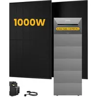 Anker SOLIX Solarbank 3 E2700 Pro, mit 2 x 500W Bifaziale Solarmodule, by Powerness - 16kWh / 1 x Smart Meter / Standardversand