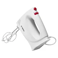 Bosch MFQP1000, Handmixer, Rot, Weiß, Mixen, Tasten, Drehregler, Kunststoff, 300 W