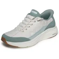 SKECHERS Slip-On Sneaker "Contour Foam - Cozy Fit" Slipper mit Handsfree Slip-ins und gestepptem Cozy Fit-Mesh