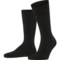 Falke Socken "Cool 24/7", Herren, Gr. 47-48, grau (anthra.mel), Baumwollmischung, unifarben, normal, Socken Socken, Feuchtigkeitsregulierend, Klimaaktivsohle, Uni