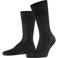 Falke Socken "Tiago", Herren, Gr. 39-40, grau (anthrazit meliert (3095)), Obermaterial: 93% Baumwolle CO. 5% Polyamid PA. 2% Elasthan EL., glatt, Socken Socken