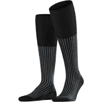 Falke Herren Kniestrümpfe Oxford Stripe KH 15779-3010 43-44 - Black-Mix - 43-44