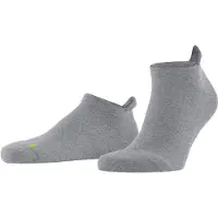 Falke Sneakersocken "Cool Kick", Damen, Gr. 44-45, Sockengröße, grau (light grau meliert (3775)), Obermaterial: 81% Polyester PES. 19% Polyamid PA., glatt, Socken Sneakersocken