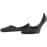 Falke Step Medium Cut Herren Füßlinge, 47-48, Schwarz, Uni, Baumwolle