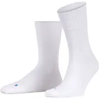 Falke Run Unisex Socken, 51-52, Weiß, Uni, Baumwolle