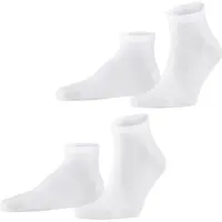 Falke Socken Happy Sneaker Herren White (2er-Pack)-Schuhgröße 47 - 50