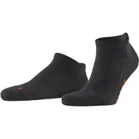 Falke Sneakersocken "Keep Warm", Damen, Gr. 46-48, grau (anthra.mel (3080)), Obermaterial: 62% Schurwolle WV. 35% Polyamid PA. 3% Elasthan EL., glatt, Socken Sneakersocken