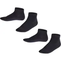 Falke Happy 2-Pack Kinder Sneakersocken, 23-26, Mehrfarbig, Uni, Baumwolle