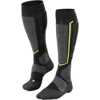 Falke SB2 Unisex Snowboard Strümpfe, 42-43, Schwarz, Wolle