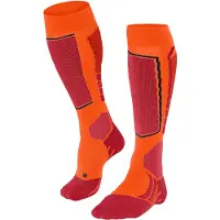 Falke Kniestrümpfe "SK2 Intermediate", Herren, Gr. 39-41, orange (flash orange (8288)), Obermaterial: 45% Polypropylen PP. 25% Polyacryl PAN. 20% Wolle WO. 10% Polyamid PA., Socken Kniestrümpfe