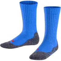 Falke Active Warm Kinder Socken, 35-38, Blau, Uni, Wolle