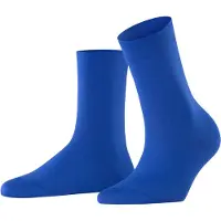 Falke Socken "Cotton Touch", Damen, Gr. 35-38, Sockengröße, blau (imperial (6065)), Obermaterial: 62% Baumwolle CO. 33% Polyamid PA. 5% Elasthan EL., glatt, Socken Socken