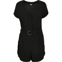 Urban Classics Jumpsuit "Damen Ladies Short Viscose Belt Jumpsuit" 1