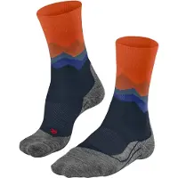 Falke TK2 Explore Crest Herren Wandersocken, 39-41, Blau, Wolle