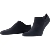 Falke ClimaWool Herren Füßlinge, 39-40, Blau, Uni, Schurwolle