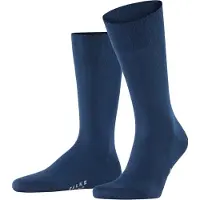 Falke Cool 24/7 Herren Socken, 41-42, Blau, Uni, Baumwolle