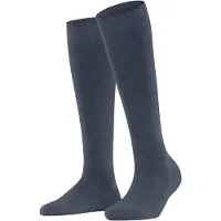 Falke Damen Kniestrümpfe Family KH 46690-6688 35-38 - dark blue mel. - 35-38