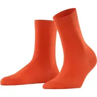 Falke Socken "Cotton Touch", Damen, Gr. 35-38, Sockengröße, orange (rot clay (8095)), Obermaterial: 62% Baumwolle CO. 33% Polyamid PA. 5% Elasthan EL., glatt, Socken Socken