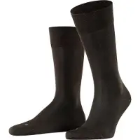 Falke Socken "Sensitive Malaga", Herren, Gr. 39-42, braun (braun (5930)), Obermaterial: 95% Baumwolle CO. 3% Polyamid PA. 2% Elasthan EL., glatt, Socken Socken
