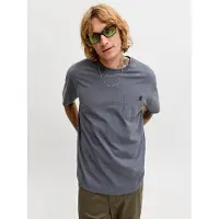 Jack & Jones Kurzarmshirt "JJEDOVER SLUB TEE SS NOOS" Baumwollmischung, relaxed fit