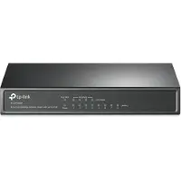 TP-LINK 8-Port 10/100Mbps Desktop Switch mit 4-Port PoE+, Unmanaged, Fast Ethernet (10/100), Vollduplex, Power over Ethernet (PoE), Wandmontage