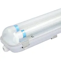 HOFTRONIC™ LED Feuchtraumleuchte 60cm 18W 2520lm 4000K IP65 T8 G13 Doppelt Transparent