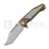 Andre de Villiers Freak Damascus Taschenmesser, Acid Rain