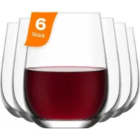LAV Gaia Weingläser – 590 ml (20 oz), 6er Set