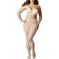 Falke Beauty Plus 20 DEN Damen Strumpfhose, B LONG, Beige, Uni