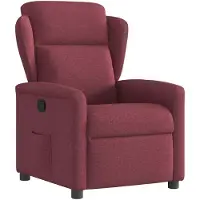 vidaXL Relaxsessel Weinrot Stoff