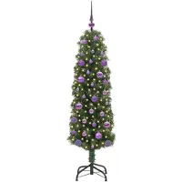 vidaXL Fritz (mit 150 LEDs und 61 lilafarbenen Bällen)