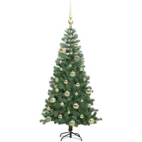 vidaXL Mads (mit 150 LEDs und goldenen Kugeln)
