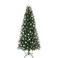 vidaXL Kim (mit LEDs und Silberkugeln)