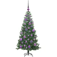 vidaXL Mads (mit 150 LEDs und lilafarbenen Bällen)