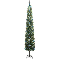 vidaXL Fritz (mit 300 LEDs und 120 blauen Kugeln)