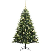 vidaXL Elia (mit LEDs und goldenen Kugeln)