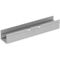K2 Systems K2 Schienenverbinder SingleRail 36/50, werkzeuglose Steckmontage, Aluminium, Edelstahl, Stange mit 250mm, 1 Stk.